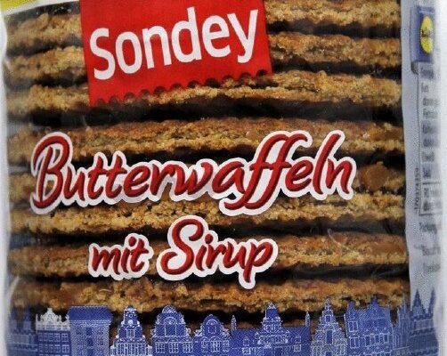 Der niederländische Lieferant Biscuit international informiert über einen Warenrückruf des Produktes „XXL Sondey Butterwaffeln mit Sirup, 560g“.